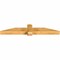 Ekena Millwork Eugene Rough Sawn Timber Gable Bracket, Western Red Cedar, 72"W x 12"H x 6"D x 6"F, 4/12 Pitch GBW072X12X0606EUG00RWR - alternate 4